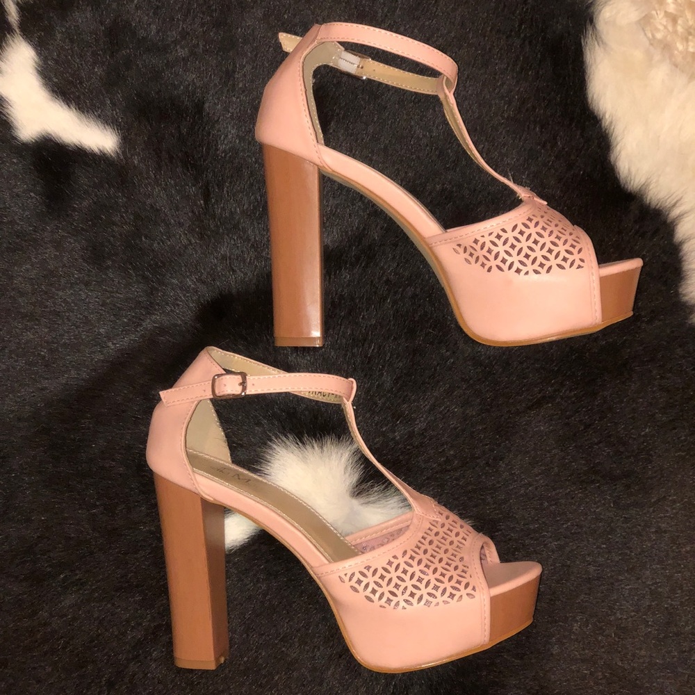 Bella Marie Chunky Block Heels